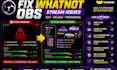 fix and troubleshoot your whatnot obs stream, audio, and setup issues