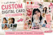 create a custom aesthetic digital birthday card collage