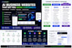 a business website with an ai chatbot