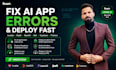 fix bugs in vibe coded website or app replit lovable devbolt