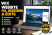 fix wix website issues, wix bug fix, wix redesign and website edits