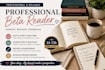 beta read your fiction book and provide honest reader feedback