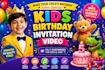 create animated birthday invitation video