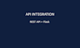 python flask third party API integration