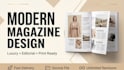 design a modern magazine layout in adobe indesign
