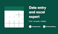 do accurate data entry and copy paste work