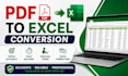 professionally convert PDF to excel spreadsheet