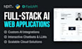 build a full stack nextjs ai web app using python ml backend