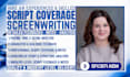 industry script coverage, notes analysis feedback for screenplay or short film