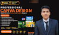 design professional canva social media posts, banners and thumbnails
