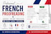 professionally proofread your french content