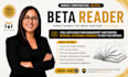 beta read memoir book, fantasy sci fi reader, developmental edit, romance reader