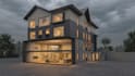 do courtyard design and sketchup 3d modeling with rendering