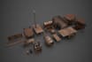do 3d game asset environment art stylized humanoid character blender model