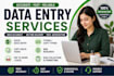 do accurate data entry