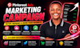 setup pinterest ads marketing campaign manager or snapchat ads campaign