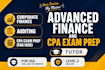 be your advanced corporate finance and CPA exam prep tutor