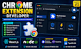 develop chrome extension, browser plugin, ai automation, aws and manifest v3 app