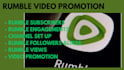do rumble video promotion