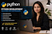 do python automation, flask django web develop and scripting