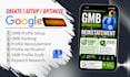reinstate, setup and optimize your google business profile, profile verification