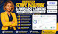 fix stripe webhook kajabi course meta pixel thinkific GTM purchase tracking