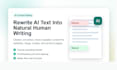 rewrite ai content into natural human writing