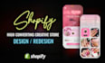 design, redesign or revamp SEO friendly shopify website