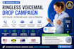 setup usa ringless voicemail drop campaign auto dialer outbound sales lead