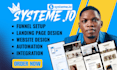 build systeme io sales funnel setup online course landing page systeme website