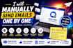 manually send emails one by one