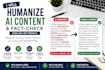 humanize ai content and fact check your text