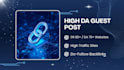 do high da SEO link building and off page ranking