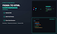 convert figma to HTML CSS and tailwind css responsively