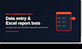 develop uipath rpa automation, excel, web scraping and business process