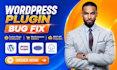 fix wordpress plugin, custom wordpress, woocommerce, PHP, rest API, bug fix