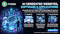 create a beautiful ai website and software