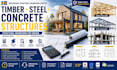 provide structural engineering design for timber steel and concrete structures