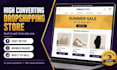 build a high converting shopify dropshipping store