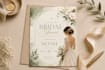 create luxury bridal shower invite card design