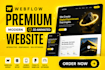 design a premium modern 3d animated webflow website with interactions