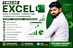 do excel data cleaning, formatting, formulas, and data entry