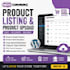 do woocommerce product listing and product upload