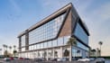 buildup 3d business center from plan, commercial complex, office external render