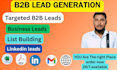 be your assistant for lead research and b2b leads