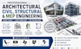 do mep civil and structural engineering, architectural plan in cl pa tx ohio dc