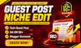 publish marketing guest posting and high authority backlink