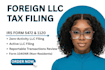 file form 5472 and pro forma 1120 for foreign owned llc