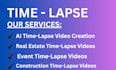 create stunning ai and real time lapse videos