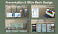 a presentation and slide deck design